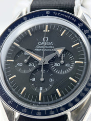 Omega Speedmaster MOD Stainless Steel Manual Wind 40mm Black Dial Original Strap