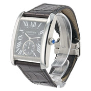 Cartier Tank MC Black Dial Stainless Steel 34mm Automatic Men’s Watch W5330004