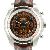 Breitling Bentley Brown Dial Stainless Steel 49mm Automatic Mens Watch A25363