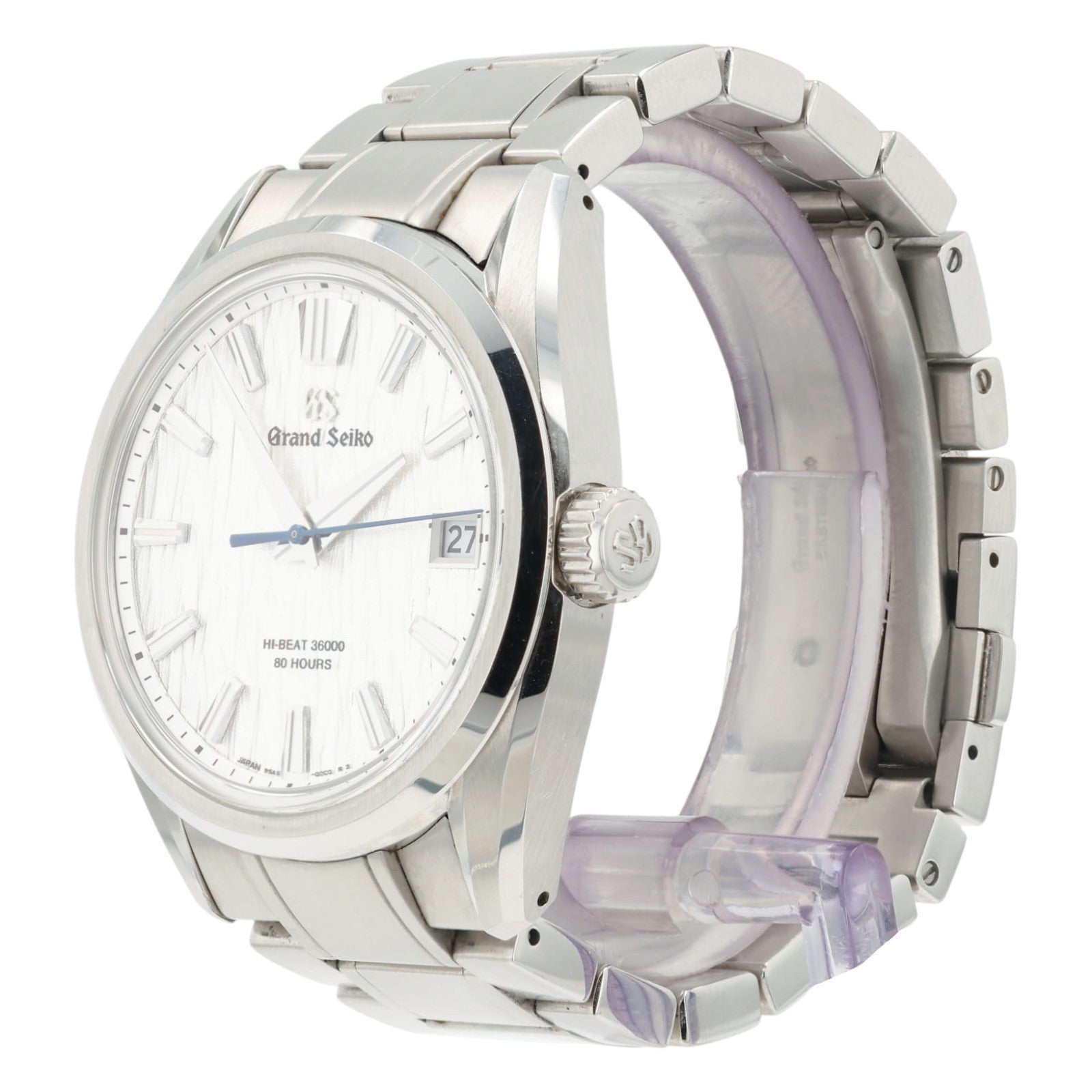 Grand Seiko Hi-Beat Evolution 9 Collection Silver Dial Steel 40mm Mens SLGH005