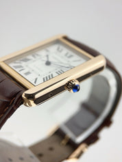 Cartier Tank Solo XL 18k Rose Gold and Steel 31mm Automatic Men’s Watch 3514