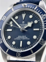 Tudor Black-Bay Stainless Steel Blue 39mm Automatic Men’s Watch 79030B