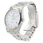 Tudor Prince Date Day Stainless Steel White Roman Dial 36mm Automatic Mens 94500