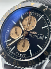 Breitling Chronoliner Stainless Steel Black Dial 46mm Automatic Mens M24310