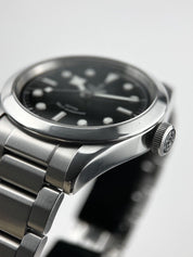 TUDOR Black bay 79540 Black SMILEY Dial Stainless Automatic Men's Watch - B/P