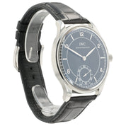 IWC Portuguese Black Dial Stainless Steel 44mm Manual Wind Mens Watch IW544501
