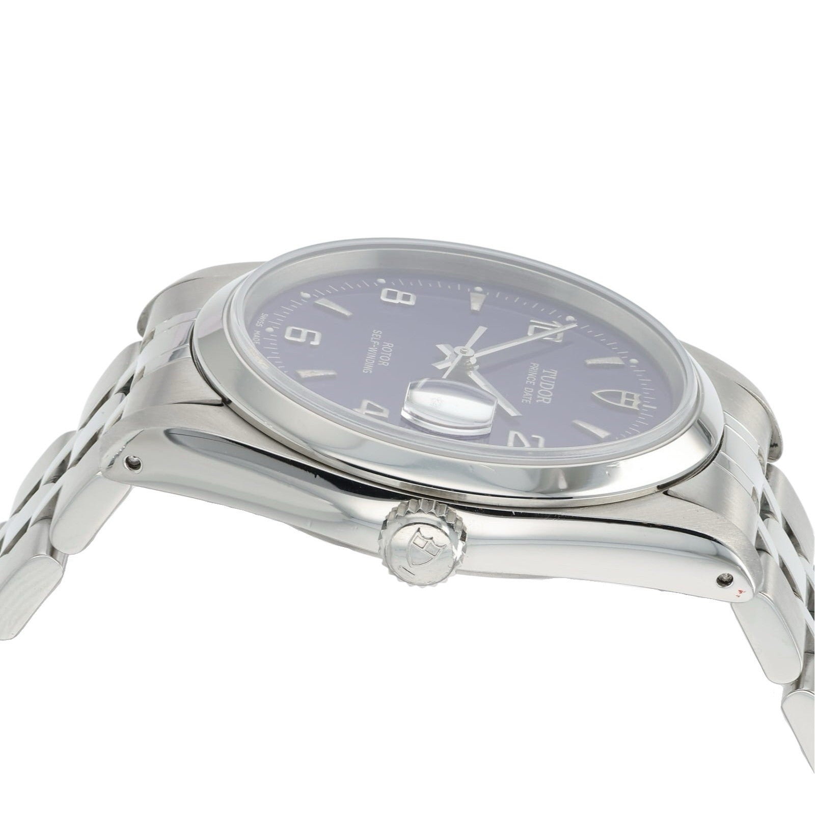 Tudor Prince Blue Dial Stainless Steel 34mm Automatic Movement Mens Watch 74000N