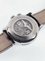 Vulcain Anniversary Heart Steel Silver & Black Dial 42mm Manual Watch 160128