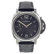 Panerai Luminor Due Stainless Steel Grey Dial 38mm Automatic Mens Watch PAM01247