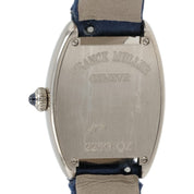 Franck Muller Cintre Curvex Silver Dial 18k White Gold 25mm Quartz Watch 2250QZ