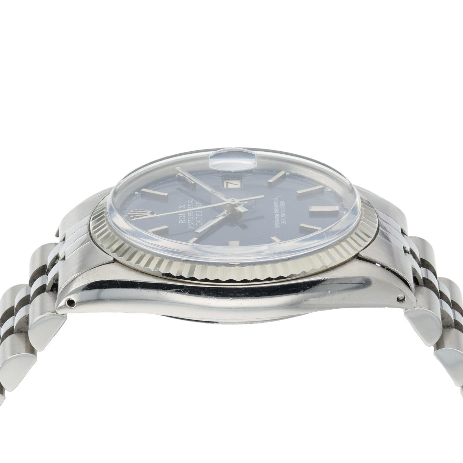 Rolex Datejust Blue Dial Stainless Steel 36mm Automatic Men's Watch 1601