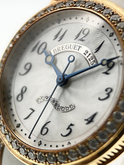 Breguet Marine 18k Rose Gold Mother Of Pearl Dial 30mm Automatic Womens 8818BA