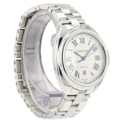 Cartier Cle de Cartier Silver Dial Steel 31mm Automatic Womens Watch WSCL0005