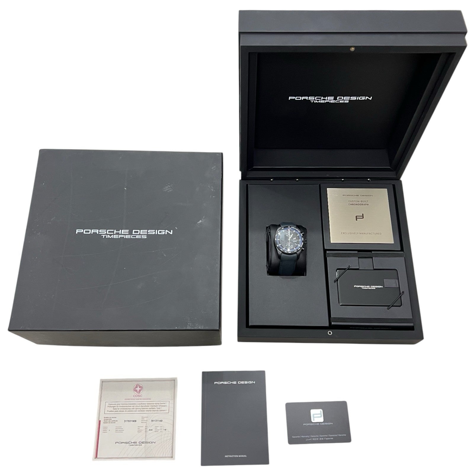 Porsche Design Chronotimer Black Dial Titanium 42mm Automatic Men’s 6014.0001