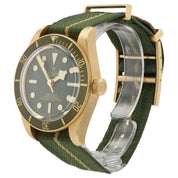 Tudor Black Bay 58 Green Dial 18k Yellow Gold 39mm Automatic Mens Watch 79018V