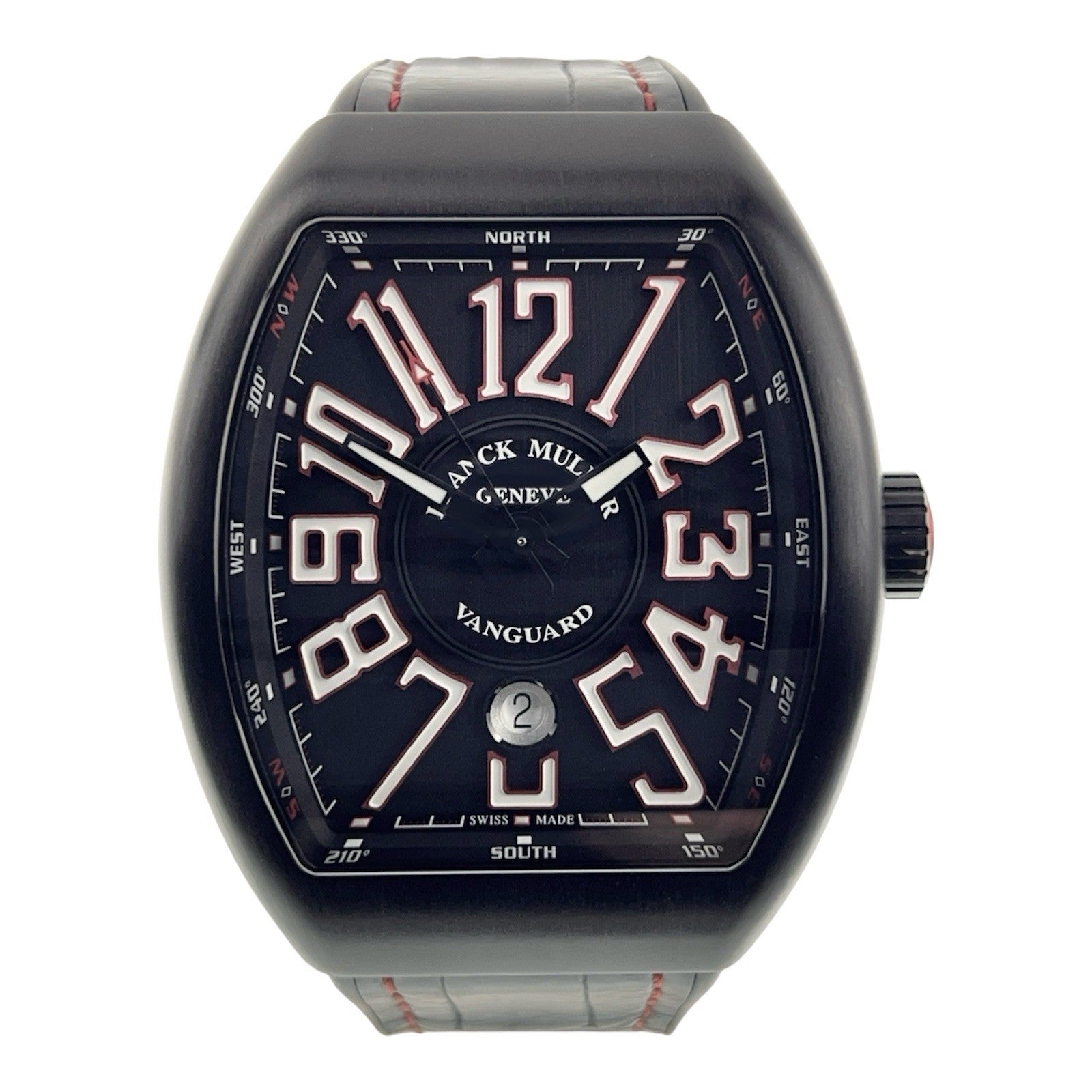 Franck Muller Vanguard Titanium Black Dial 45mm Automatic Men’s Watch V45SCDT