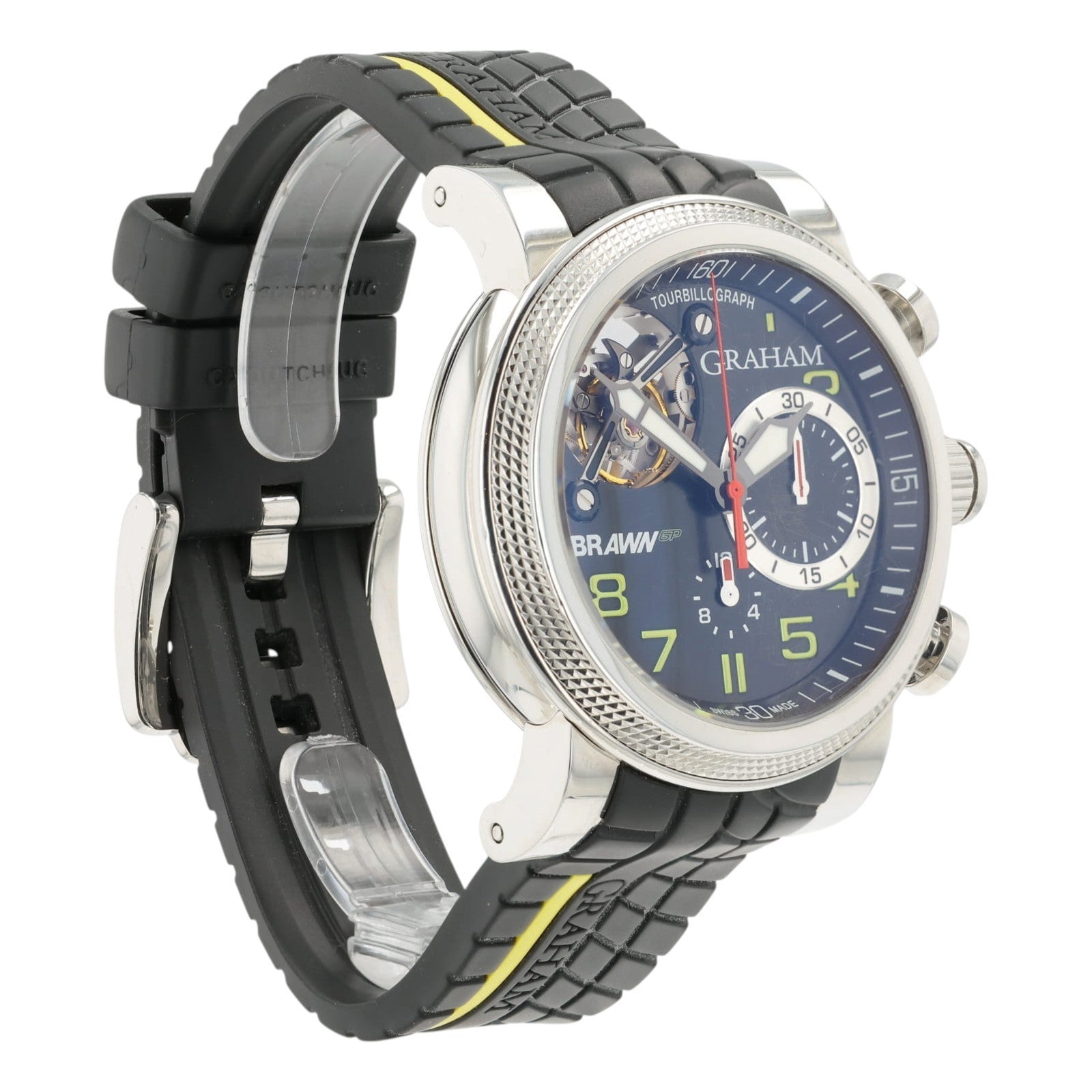 Graham Tourbillon Trackmaster Black Dial Steel 47mm Automatic 2BRTS.B03A.K68S