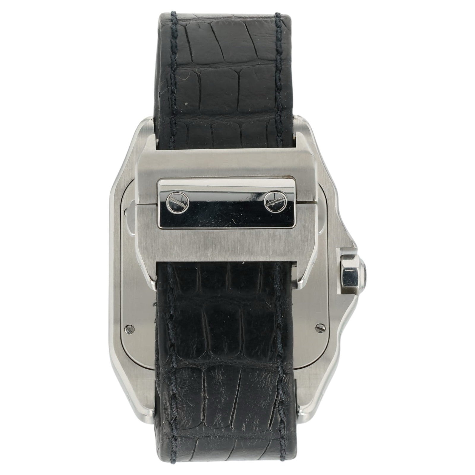 Cartier Santos Silver Dial Stainless Steel 38mm Automatic Men’s Watch W20076X8