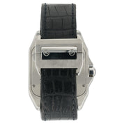 Cartier Santos Silver Dial Stainless Steel 38mm Automatic Men’s Watch W20076X8