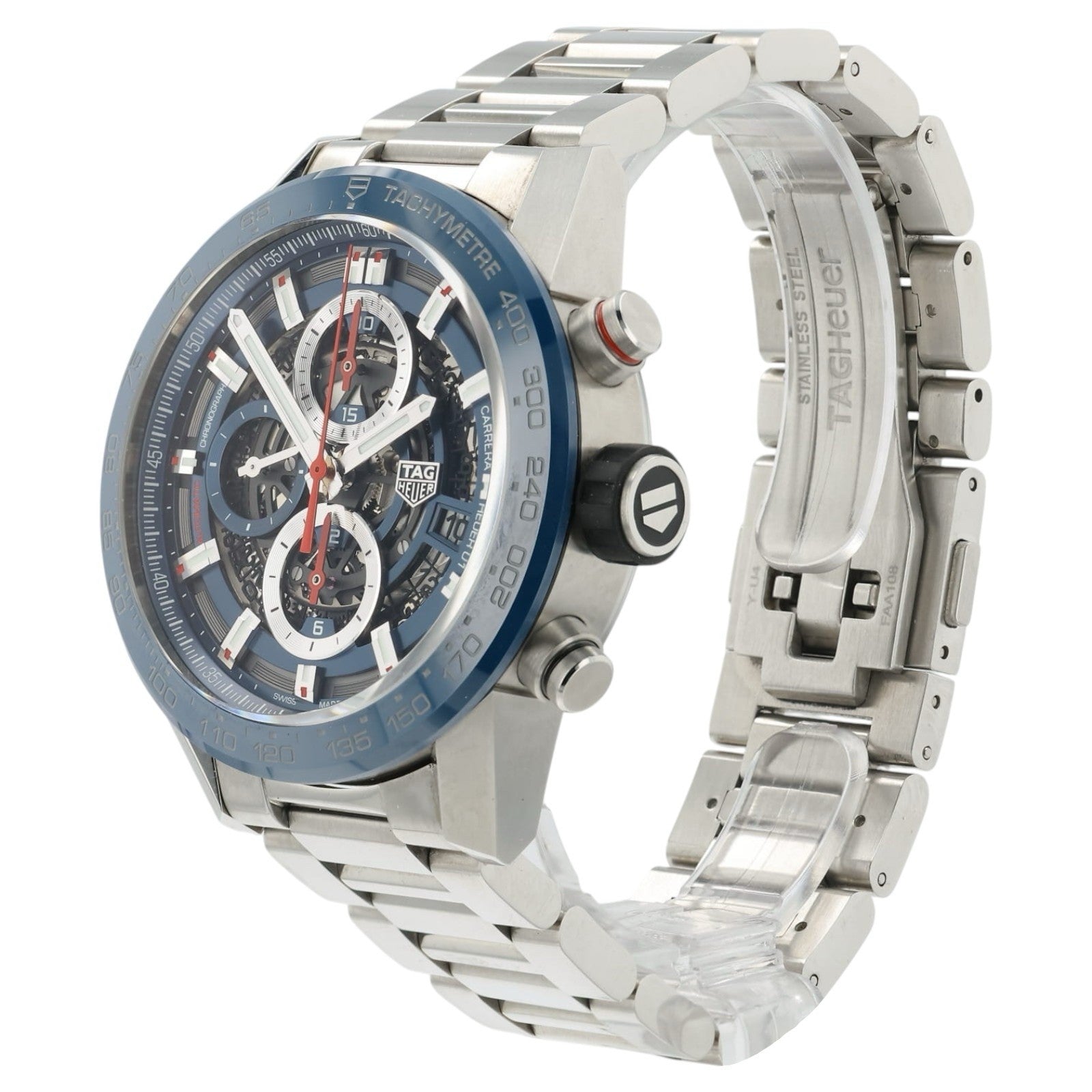 Tag Heuer Carrera Skeleton Dial Stainless Steel 43mm Automatic Men’s CAR201T