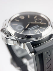 Panerai Luminor Stainless Steel Black Dial 44mm Manual Wind Men's Watch PAM00590
