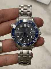 Omega Seamaster Steel Gray Dial 42mm Automatic Mens Watch 210.30.42.20.06.001
