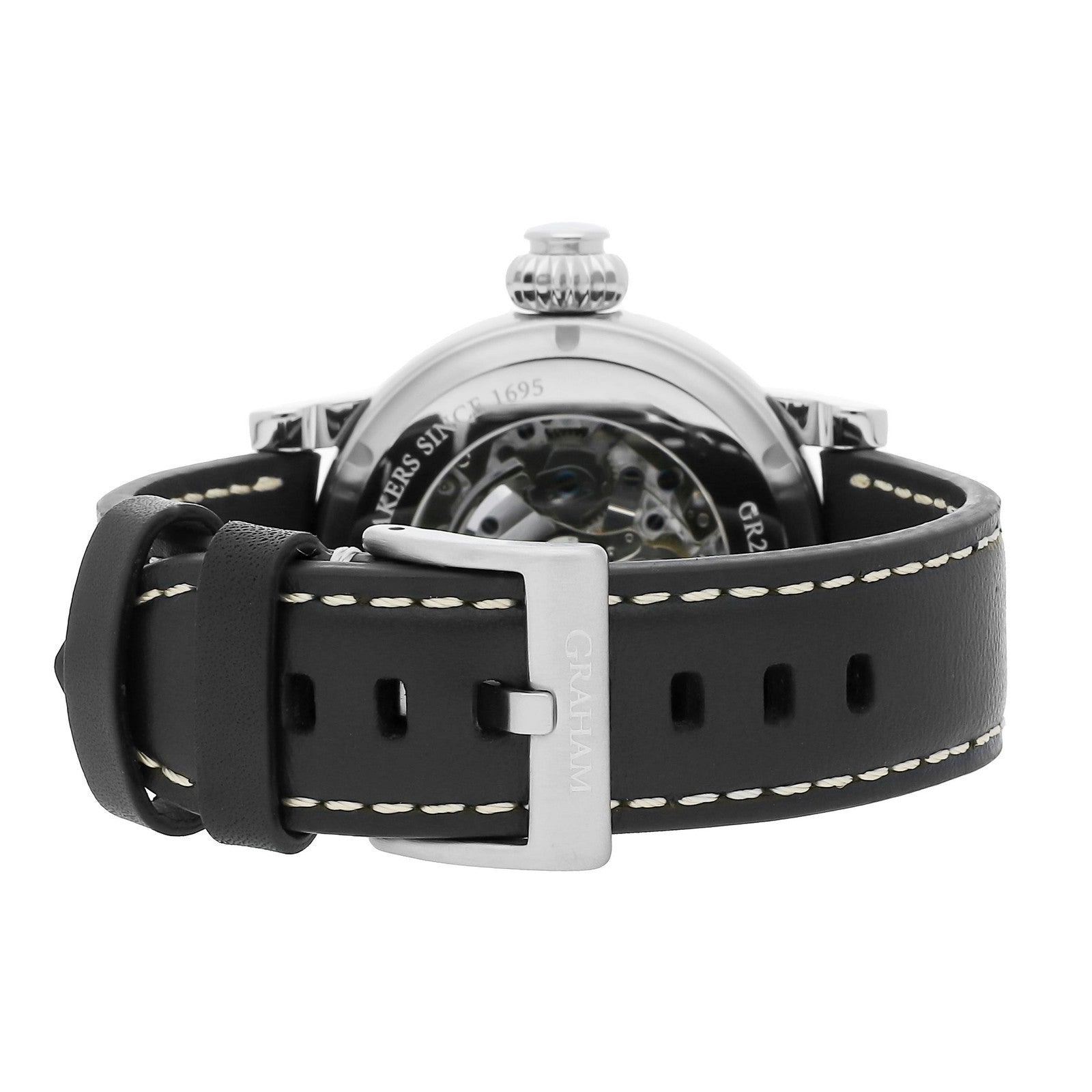 Graham Fortress Left Hand Limited Edition Steel Auto 47mm Watch 2FOAS.B01A.L127B