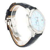 Grand Seiko Skyflake Stainless Steel Blue Dial 40mm Automatic Mens Watch SBGA407