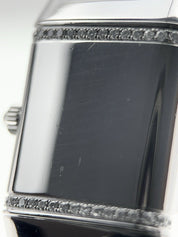 Jaeger LeCoultre Reverso Diamond Duetto Steel 21mm Quartz Women’s Watch 265.8.08