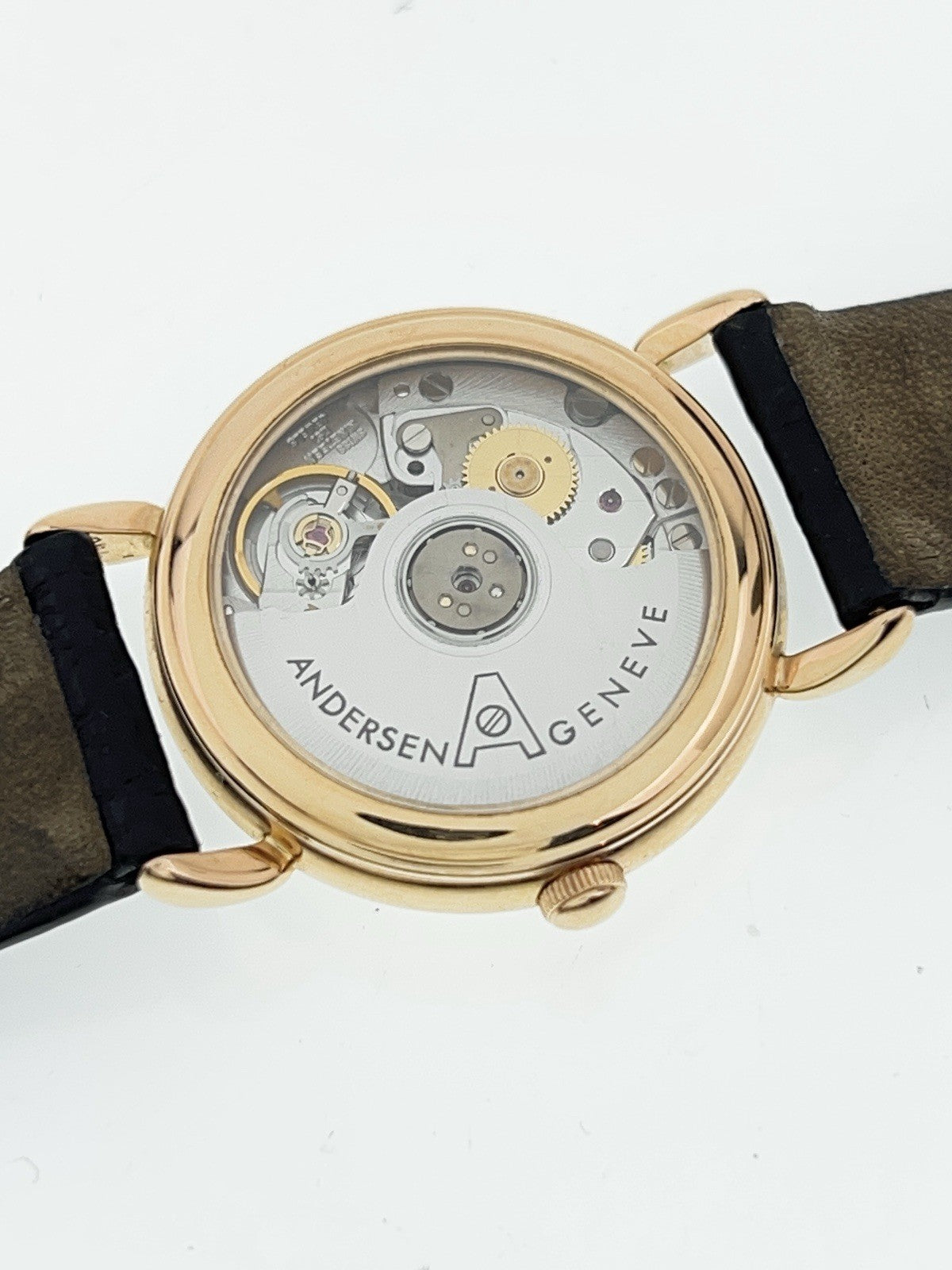 Anderson Geneve Maya 18k Yellow Gold Silver Dial 25mm Automatic Women's Watch