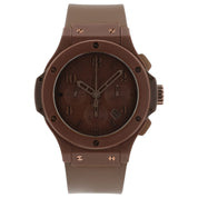 Hublot Big Bang Chocolate Brown Dial PVD Ceramic Mens 44mm Watch 301.CC.3190.RC