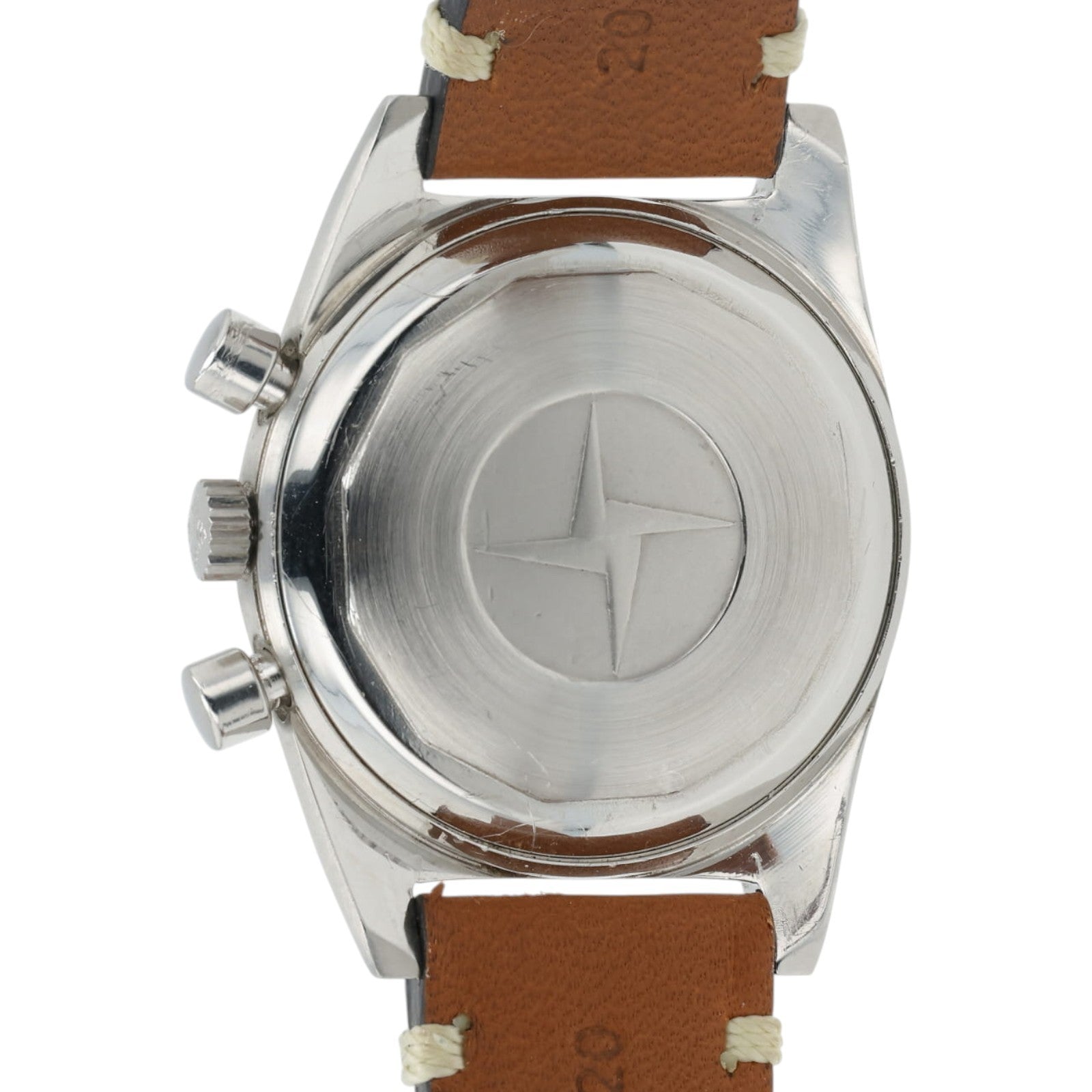 Zenith Chronograph El Primero Vintage Brown Dial Steel 37mm Automatic Mens A385
