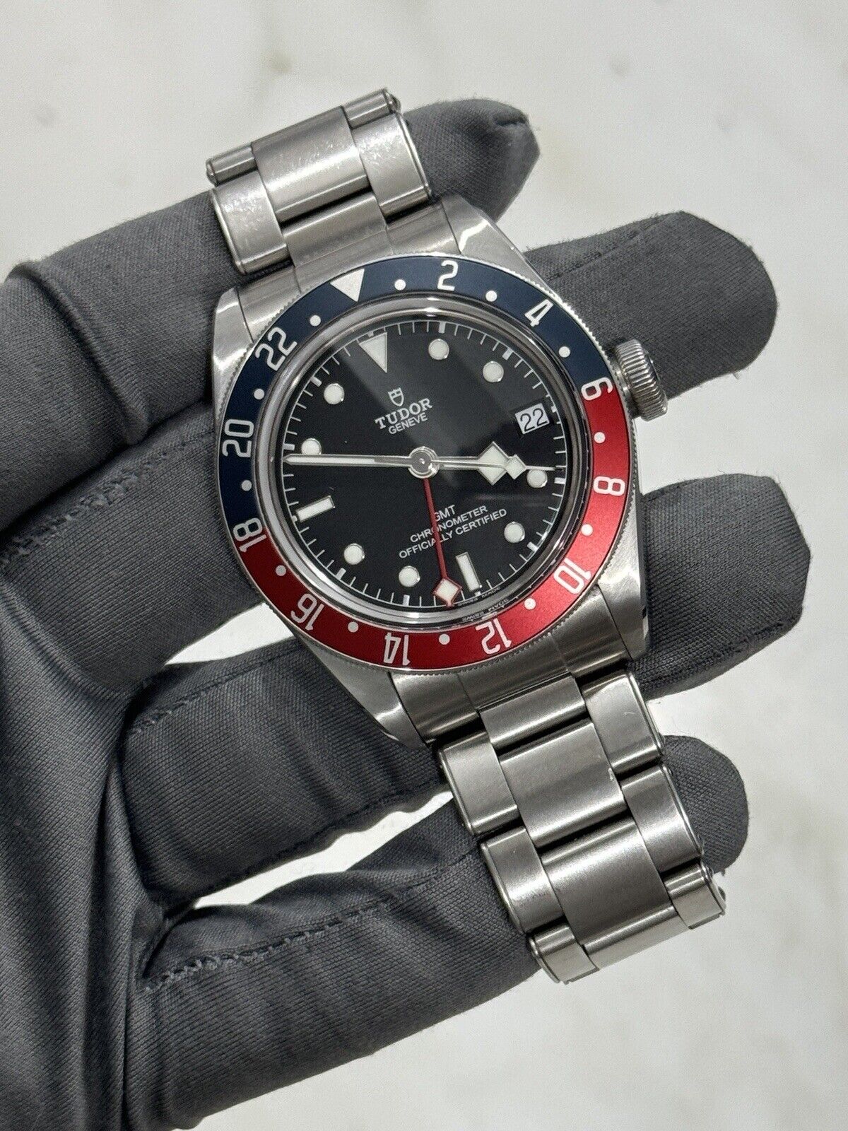 Tudor Black Bay GMT Pepsi Stainless Men's Watch 79830RB - Watch Only