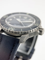 Blancpain Fifty Fathoms Titanium Blue Dial 45mm Automatic Men’s Watch 5015