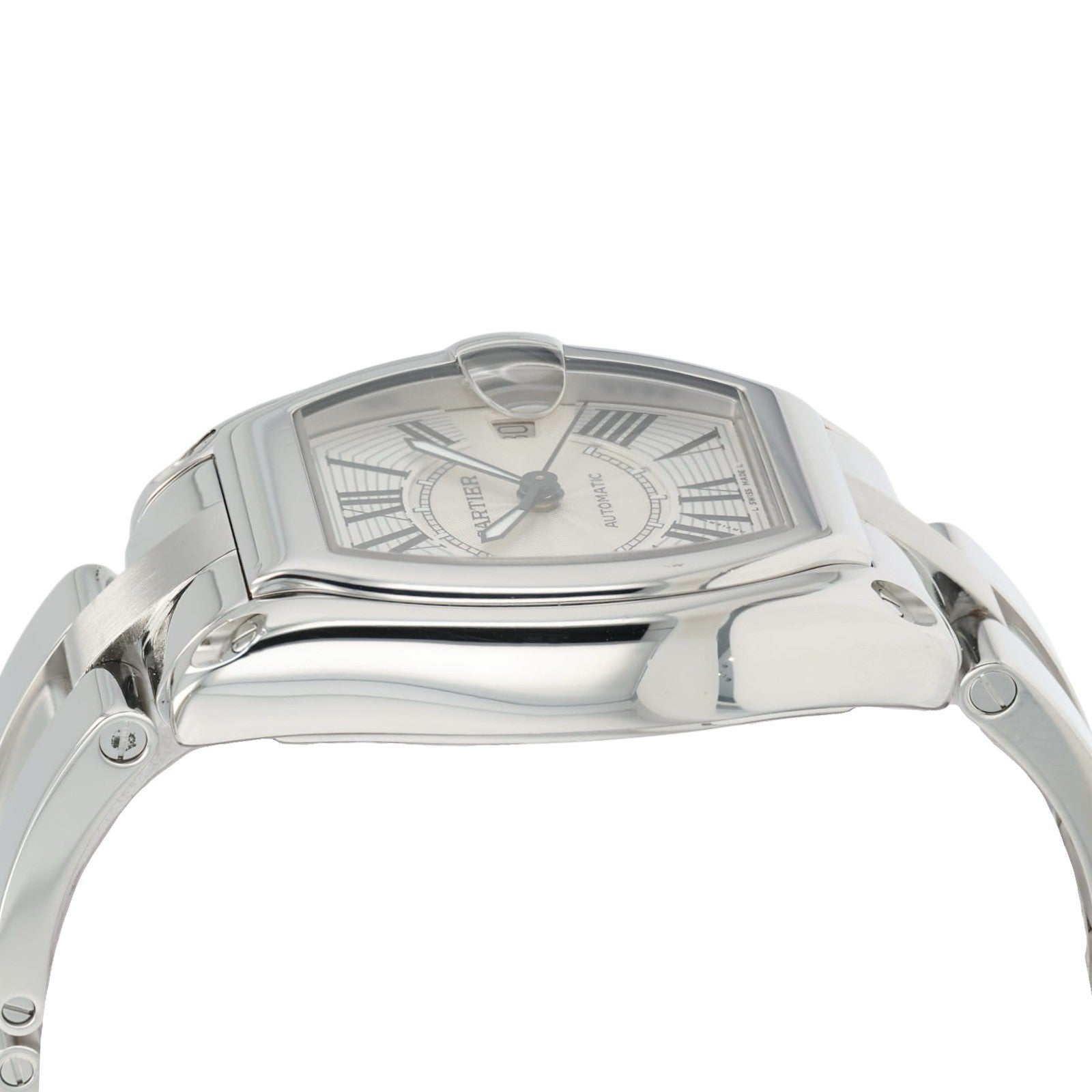 Cartier Roadster Silver Dial Stainless Steel 38mm Automatic Men’s Watch W62025V3