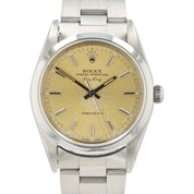 Rolex Air King Champagne Dial Stainless Steel 34mm Automatic Men’s Watch 14000