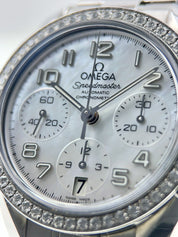 Omega Speedmaster Chronograph Factory Diamonds MOP 38mm Automatic Men’s Watch