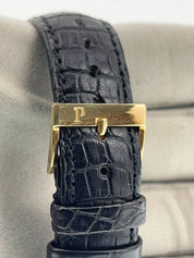 Piaget Gouverneur 18k Yellow Gold Silver Dial 34mm Manual Wind Men's Watch 15968