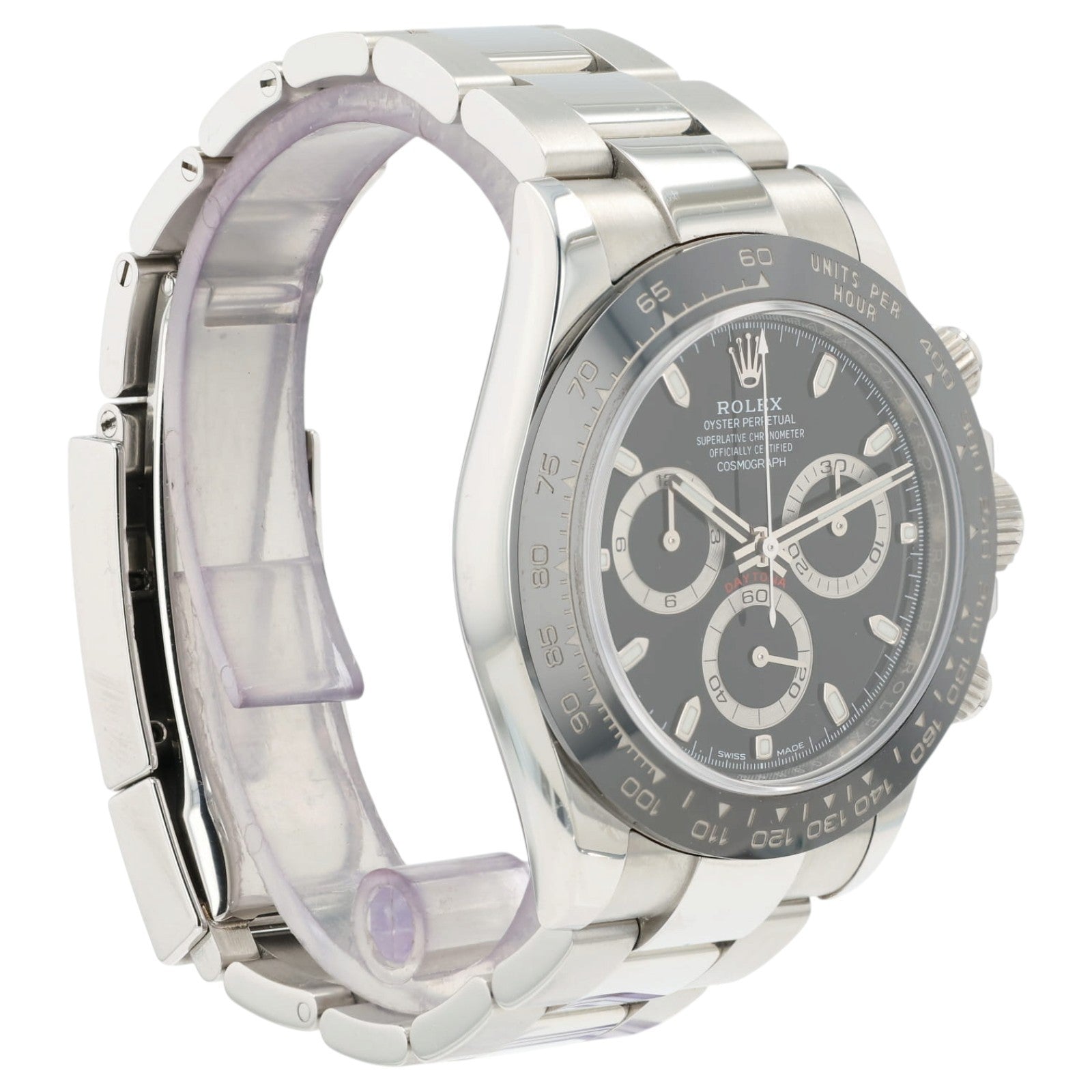 Rolex Cosmograph Daytona Black Dial Stainless Steel 40mm Automatic Mens 116500LN