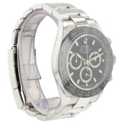 Rolex Cosmograph Daytona Black Dial Stainless Steel 40mm Automatic Mens 116500LN