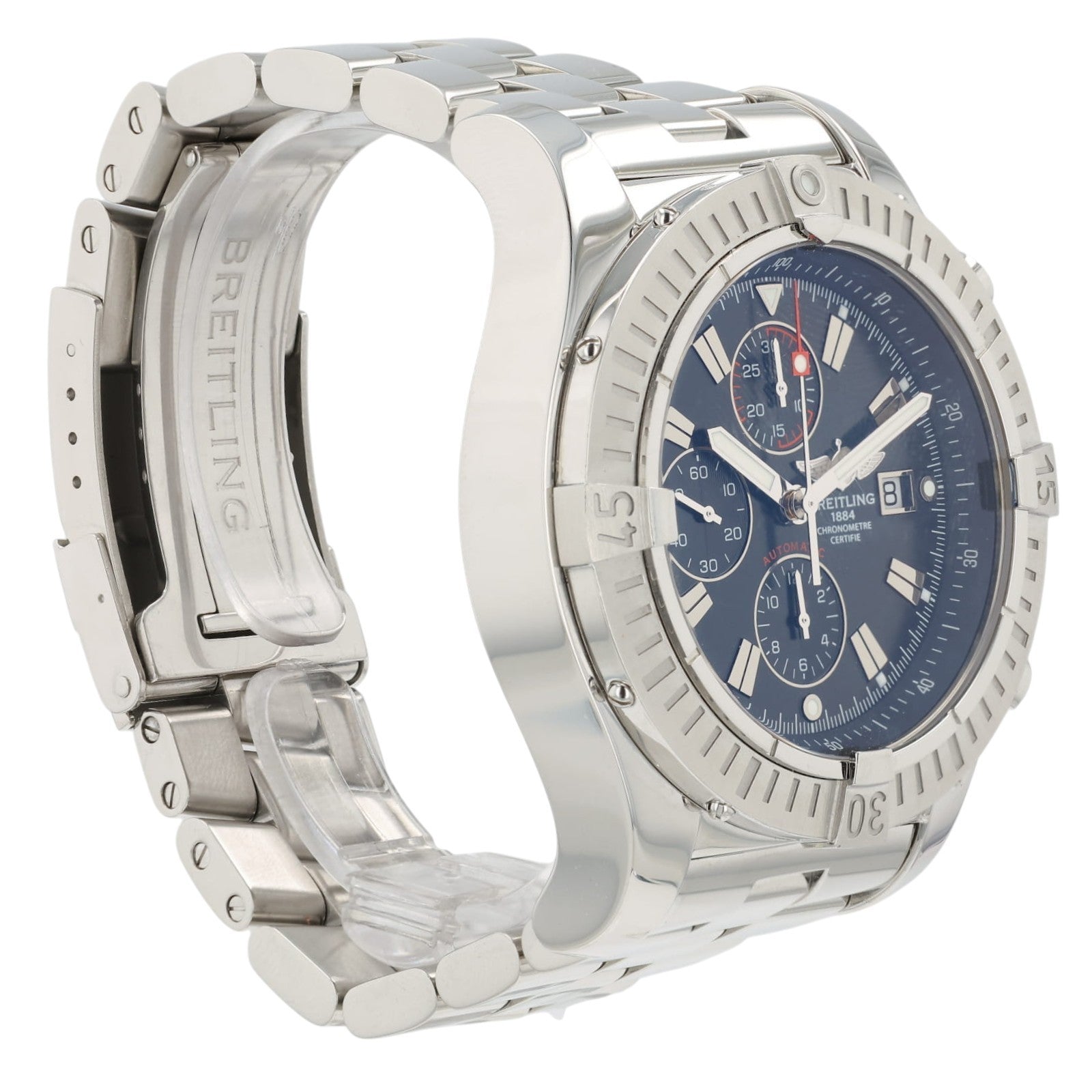 Breitling Avenger Black Dial Stainless Steel 48mm Automatic Mens Watch A13370