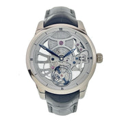 Ulysse Nardin Classic 18k White Gold Skeleton Dial 44mm Men’s Watch 1700-129