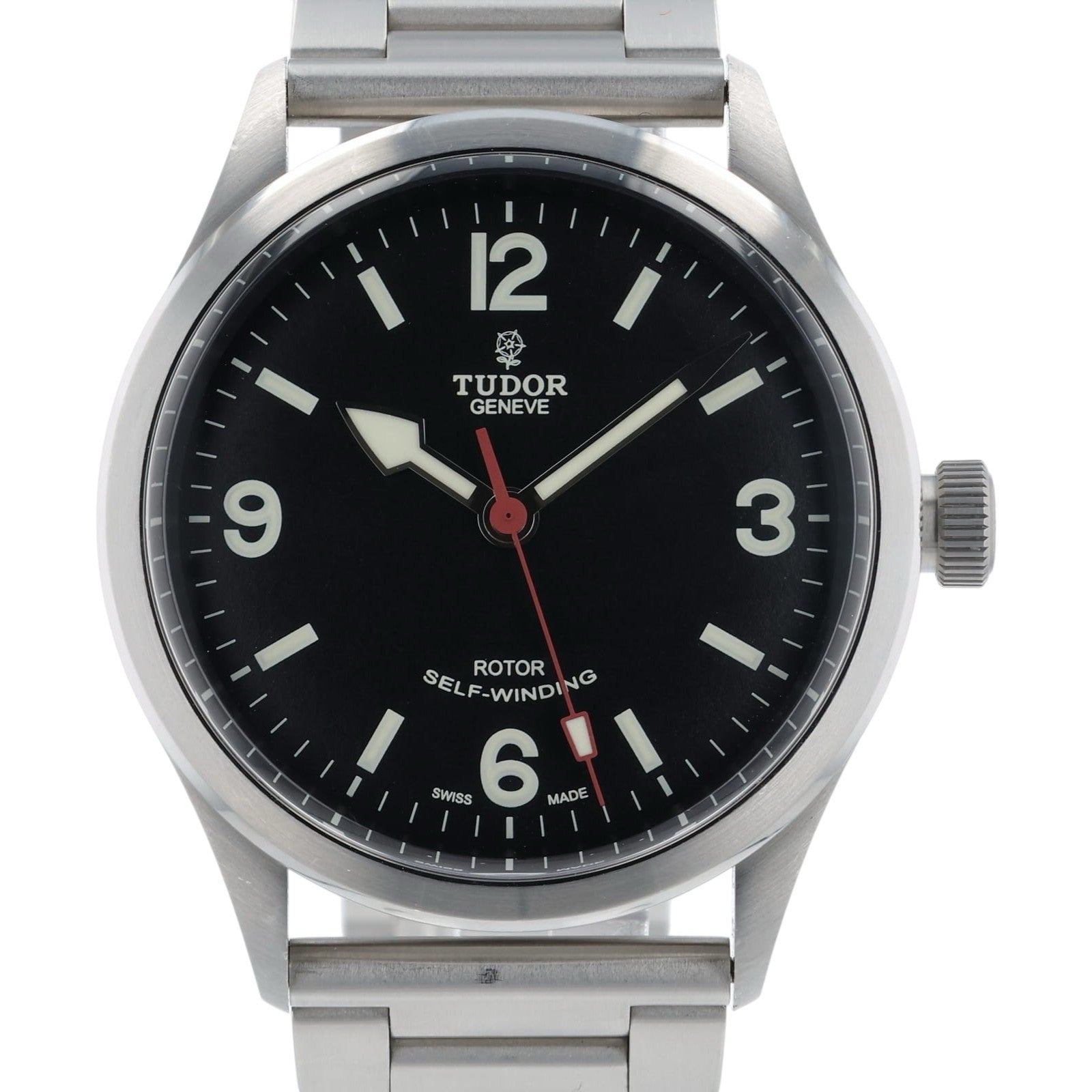 Tudor Heritage Ranger Black Dial Stainless Steel 41mm Automatic Mens Watch