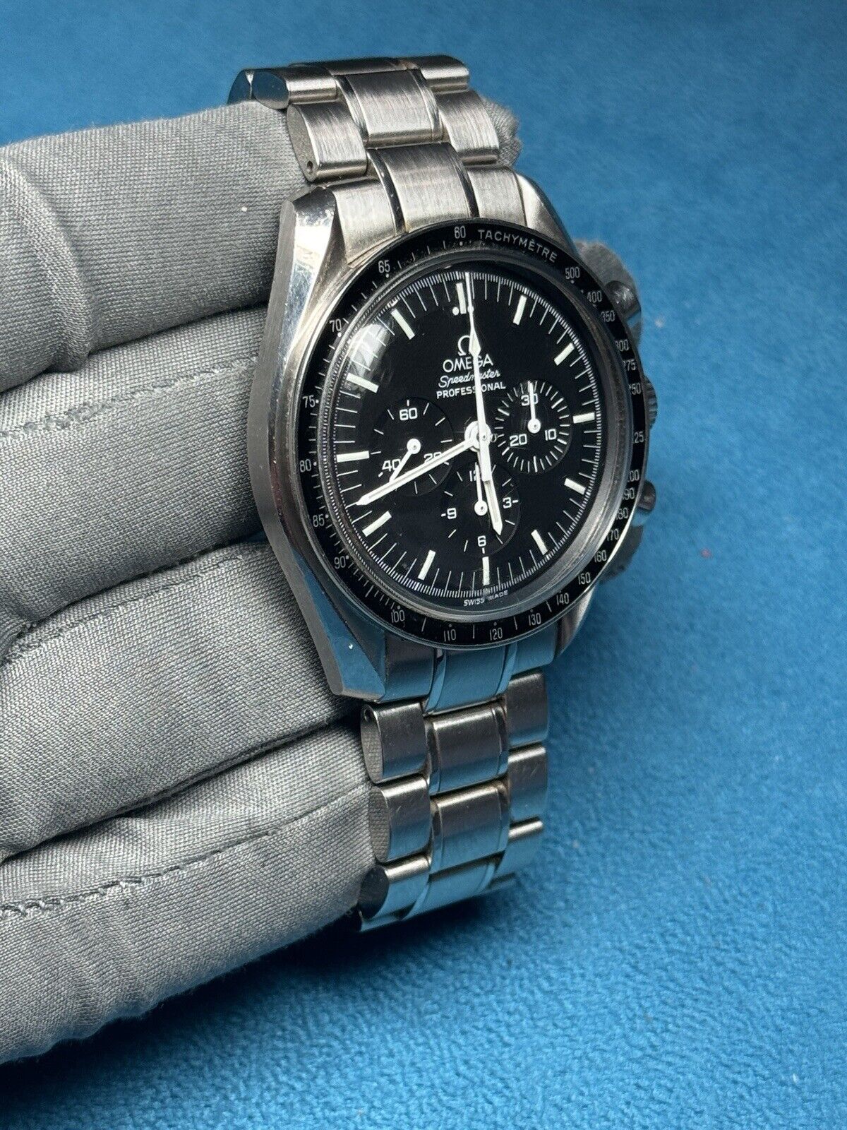 Omega Speedmaster Moonwatch 42mm Hesalite Mens Watch 3570.50