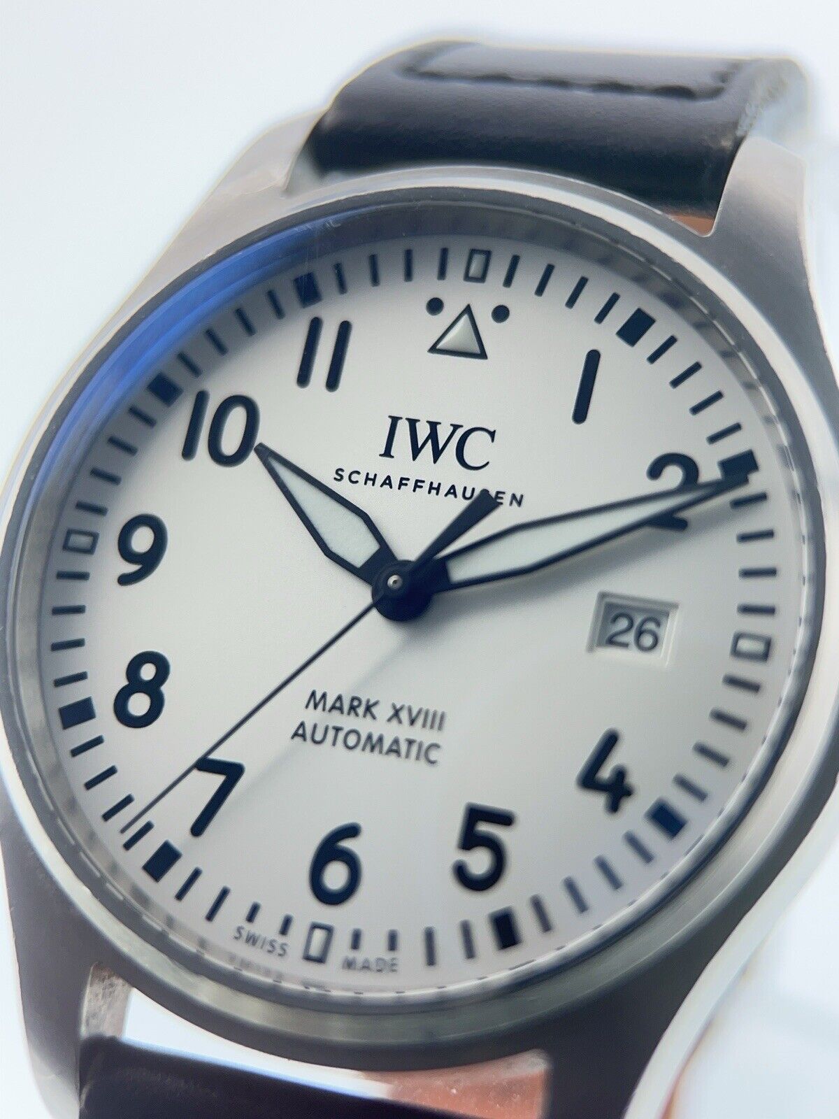 IWC Pilot Mark Stainless Steel White Dial 40mm Automatic Men’s Watch IW327002