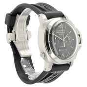 Panerai Luminor GMT 8 Days Black Dial Steel 44mm Manual Men's Watch PAM00275
