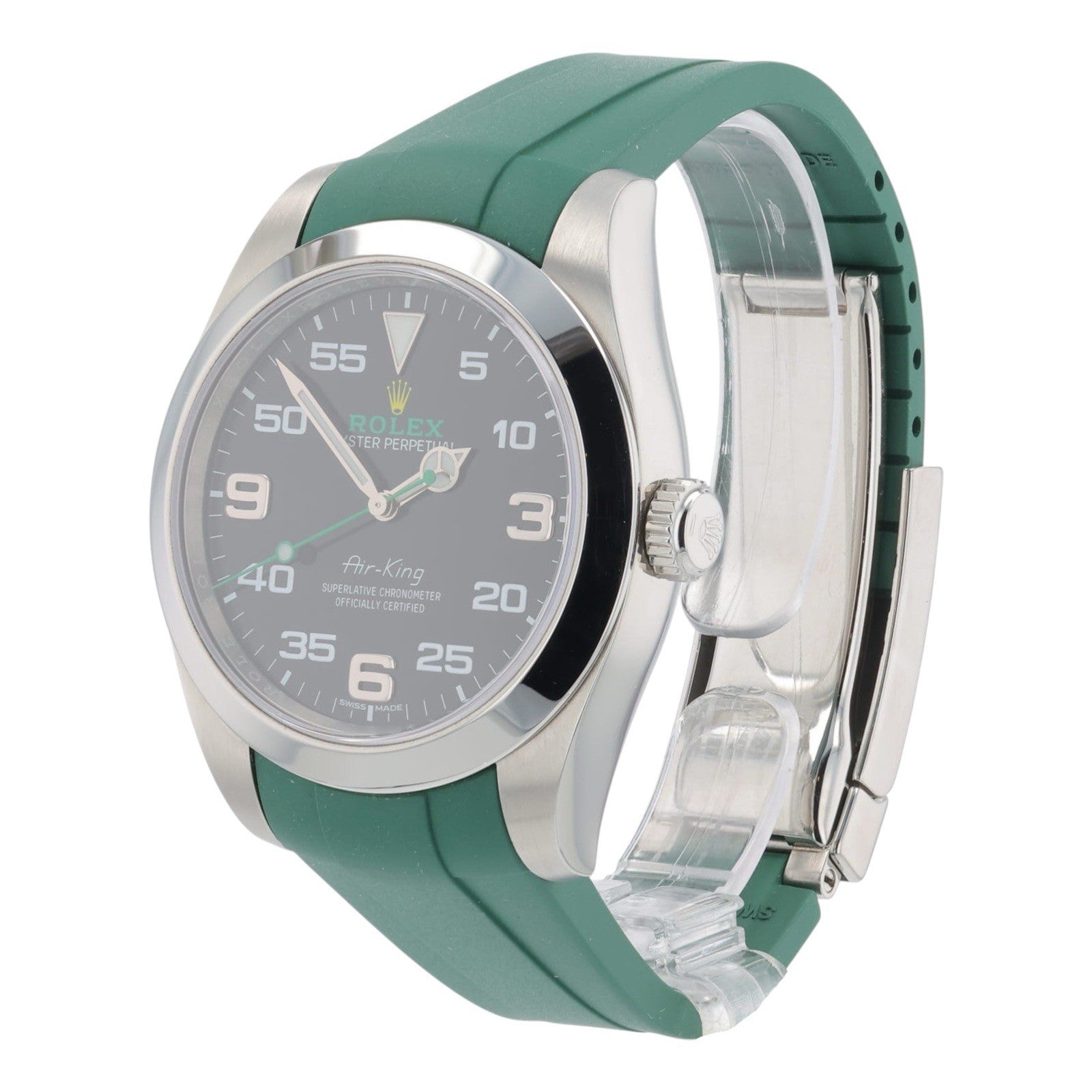 Rolex Air King Stainless Steel Black Dial 40mm Automatic Men’s Watch 116900 B&P