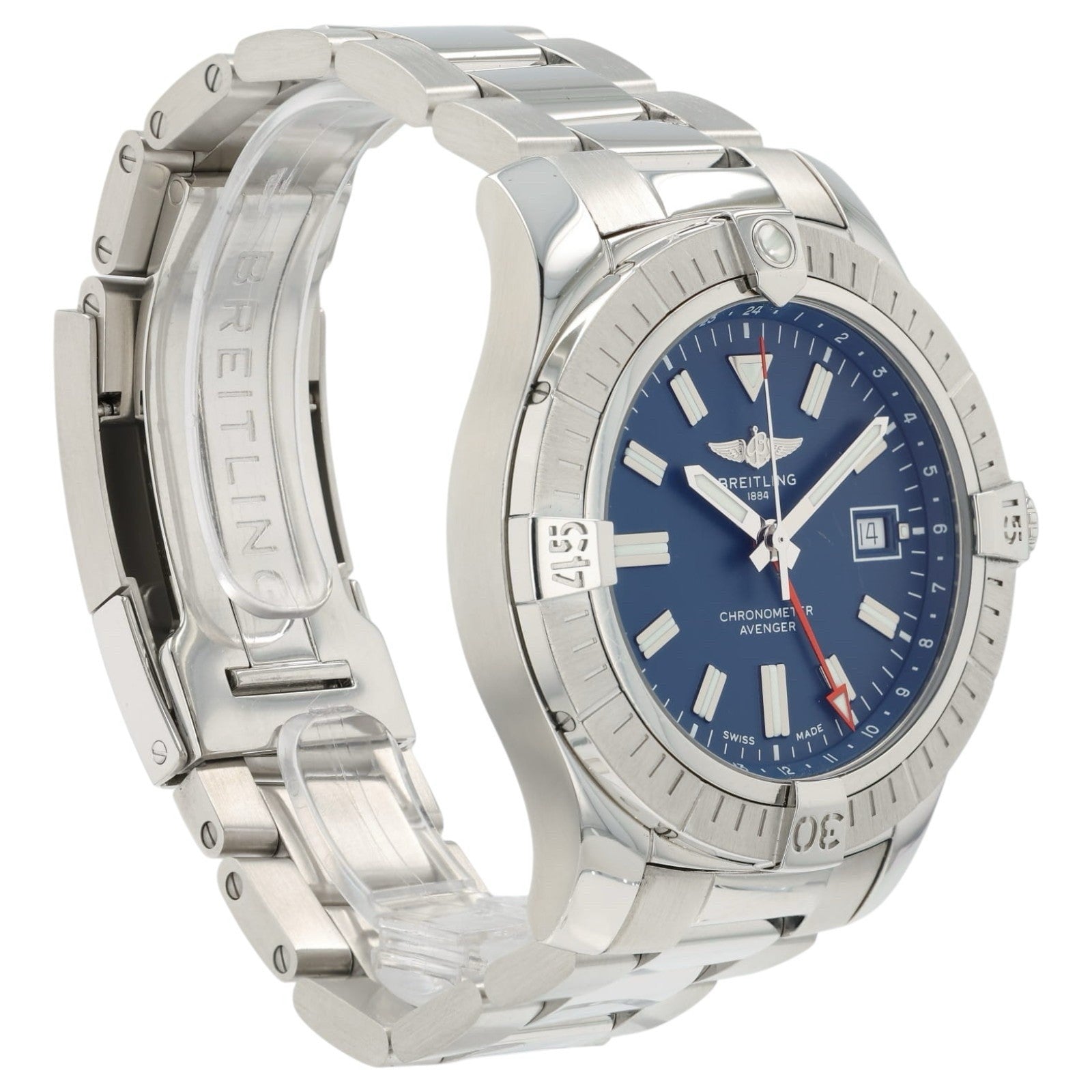 Breitling Avenger Blue Dial Stainless Steel 45mm Automatic Men’s Watch A32395