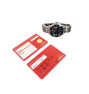 Omega Seamaster Blue Dial Stainless Steel 41mm Quartz Men’s Watch 2221.80.00