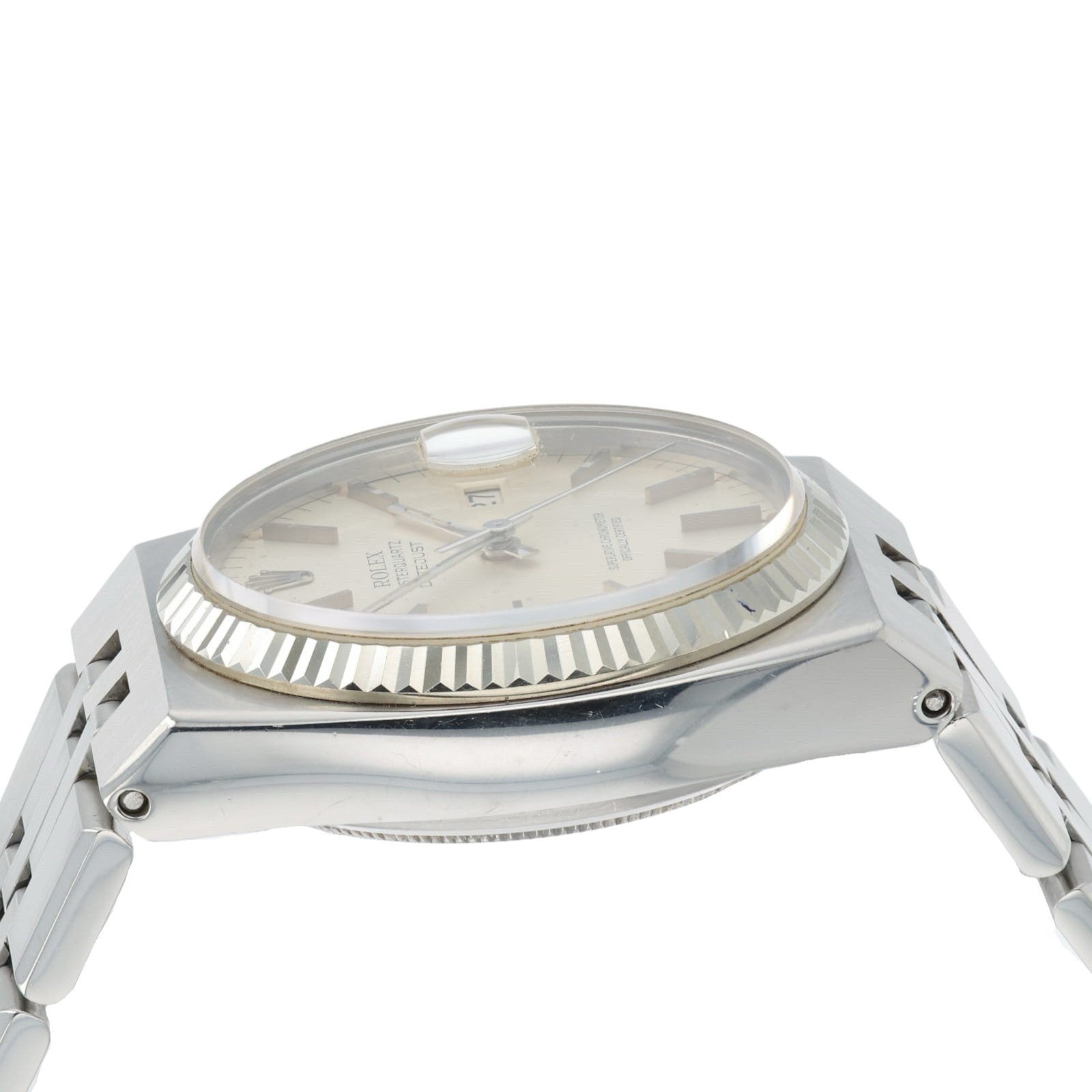 Rolex Datejust Stainless Steel Silver Dial 36mm Quartz Men’s Watch 17014